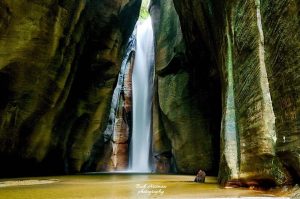 Air Terjun Lubuk Batang - Photo Instagram @budiarisman_08 - West Sumatra 360 Tips Berwisata ke Air Terjun Lubuak Batang: Perjalanan Menantang dibalik Keindahan Alam