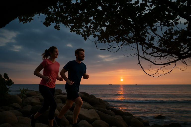 Spot Lari Menantang di Padang: Kombinasi Pantai, Kota, dan Perbukitan